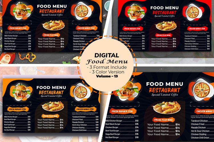Menu Template Image 12
