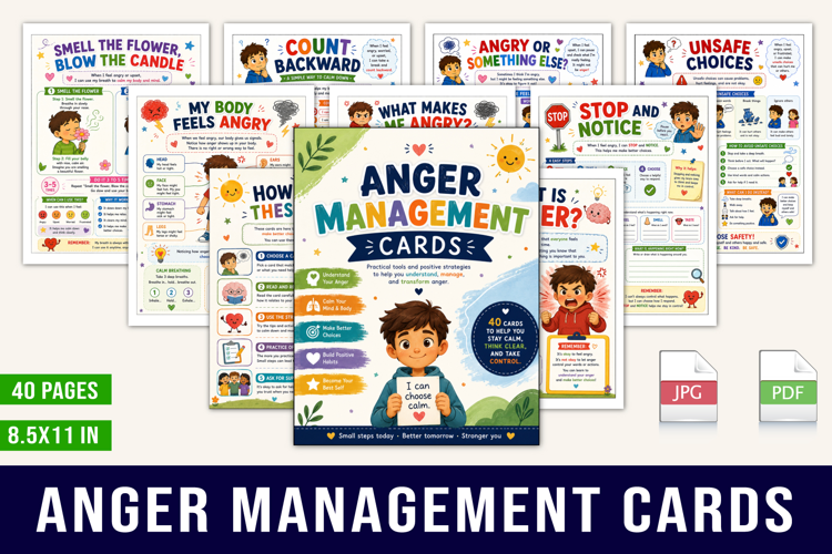Anger Management Cards