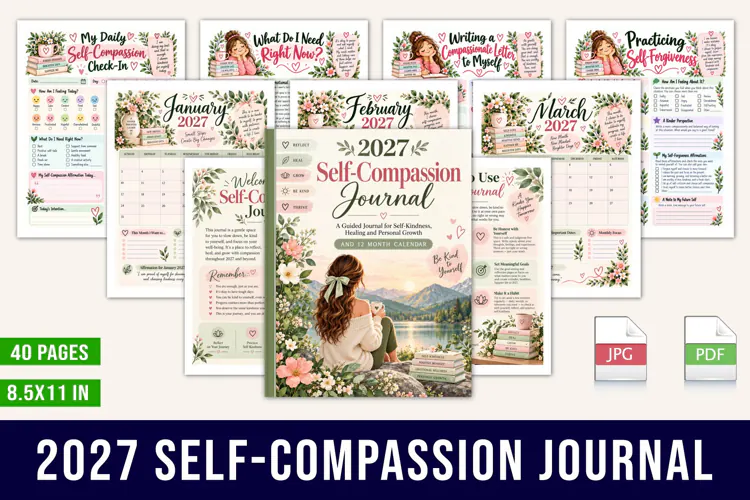 2027 Self-Compassion Journal