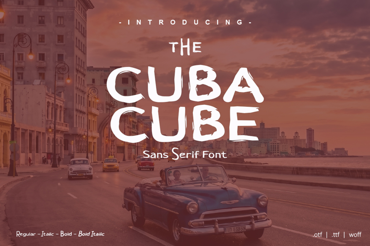 Cuba Cube Font