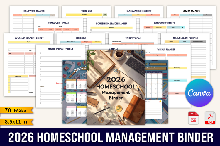 2026 Homeschool Management Binder