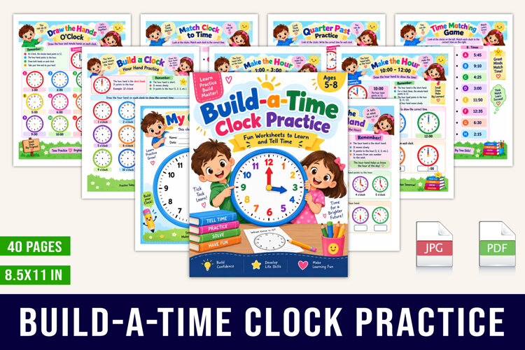 Build-a-Time Clock Practice example image 1