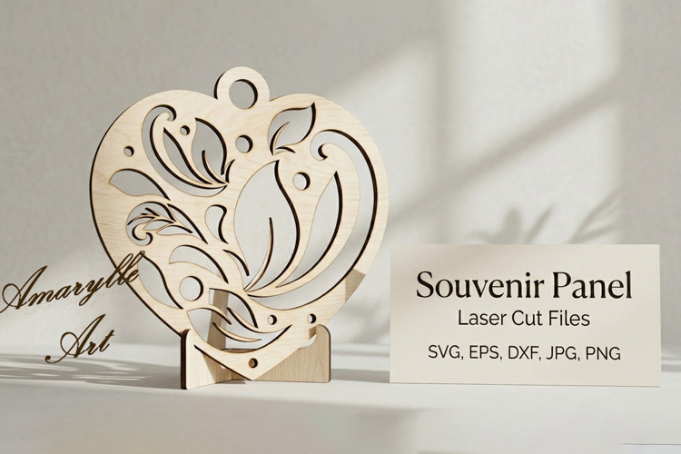 Floral Heart SVG Image 2