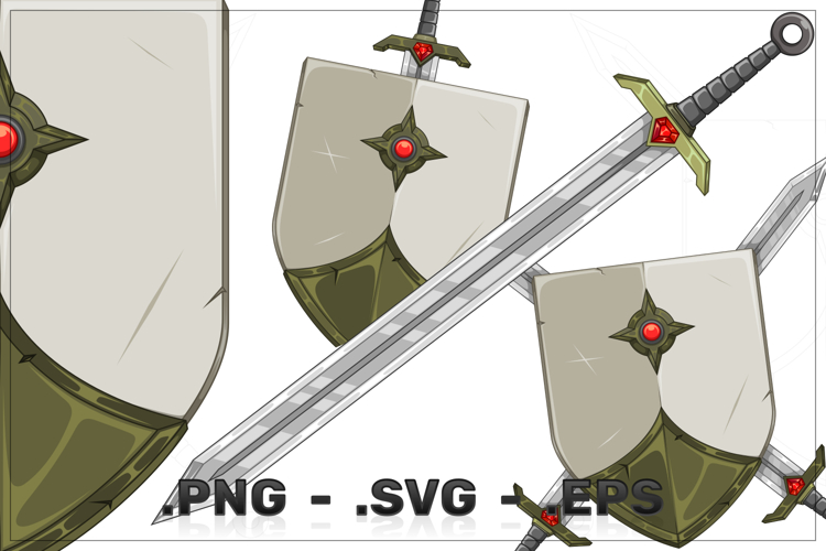 Medieval Shield with Sword example image 1