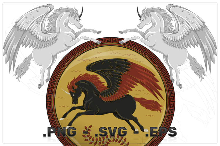 Winged Horse from Greek Mythology