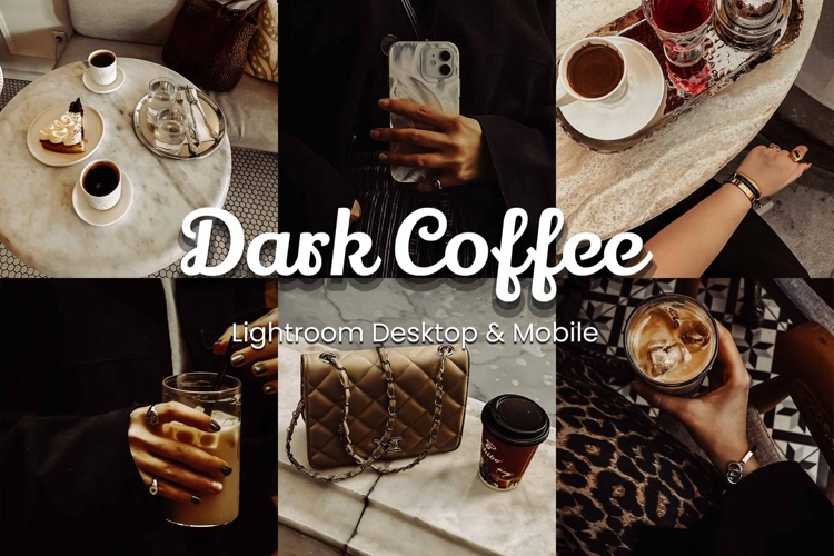 30 Dark Coffee Lightroom Bundle