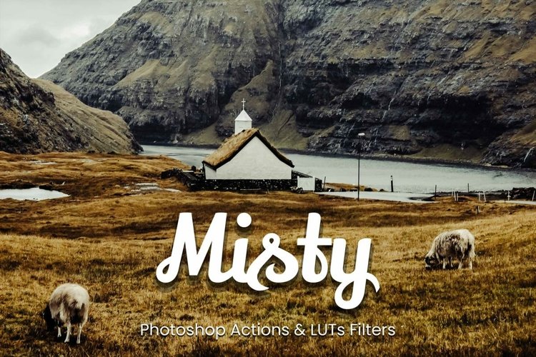 30 Misty Photoshop Actions & Video LUTs