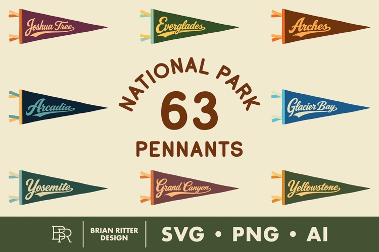 National Park Pennants