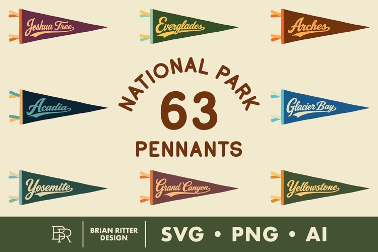 National Park Pennants example image 1