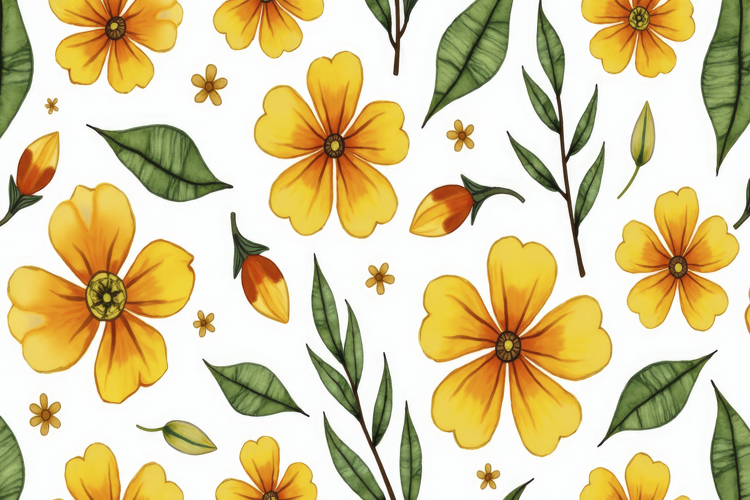 Yellow Pattern Background Image 15