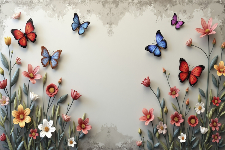 Flowers Texture Image 12