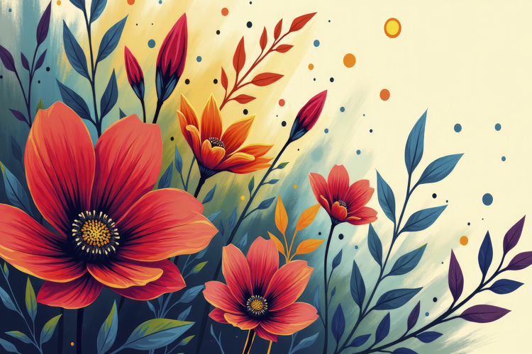 Colorful Flower Background