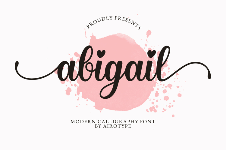 Abigail - Script Font with Swash