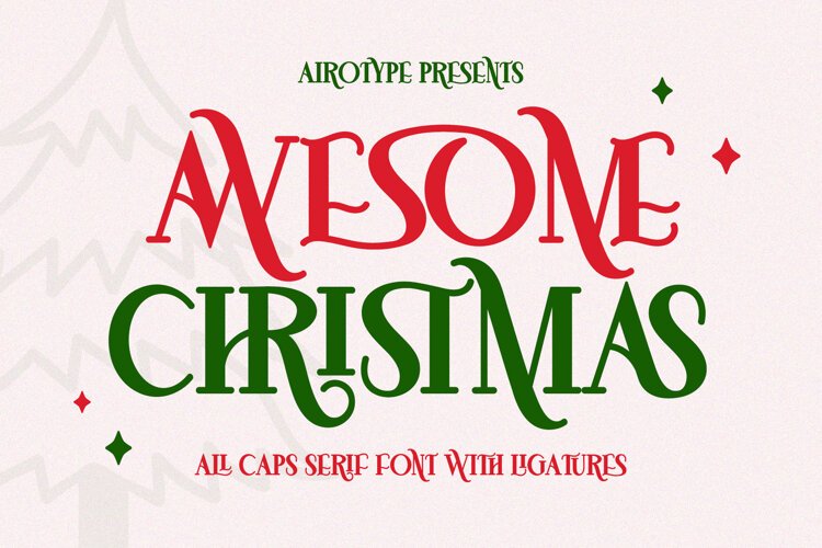 Awesome Christmas - Display Serif Font example image 1