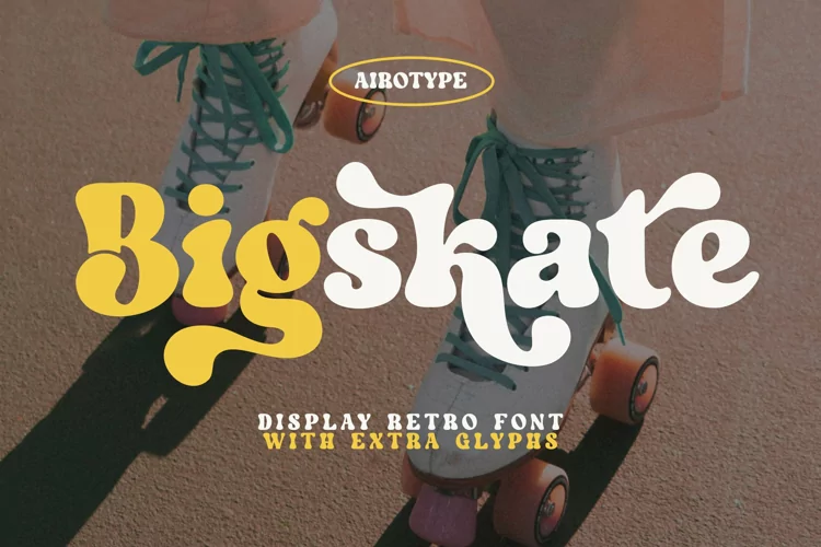 Bigskate - Vintage Retro Font Serif