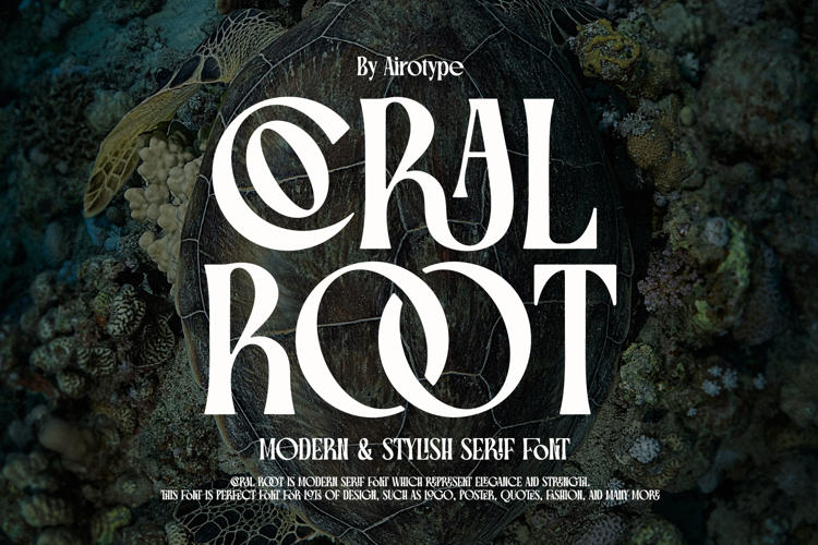 Coral Root - Modern Serif Font with Ligatures