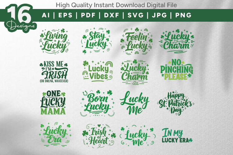 St Patricks Lucky SVG Bundle 16