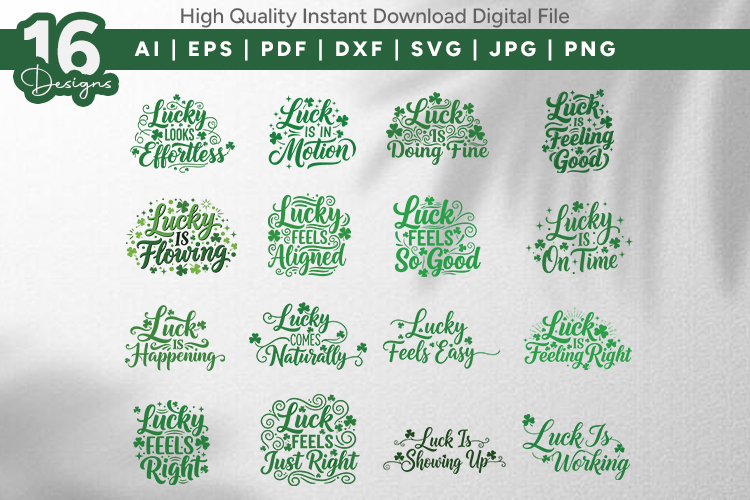 St Patrick's Day Typography Image 17