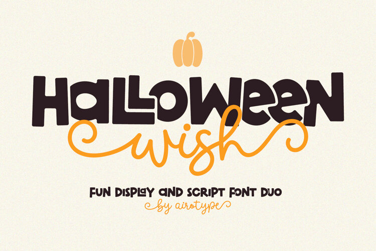 Halloween Wish Font Duo - Fun Font Duo example image 1