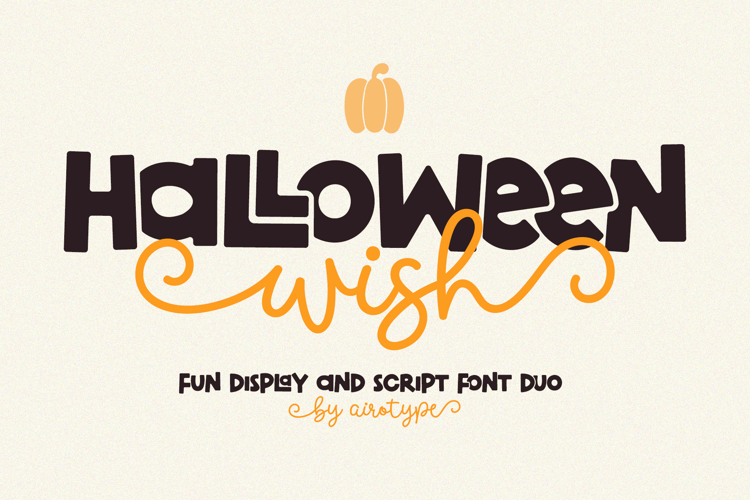 Halloween Wish Font Duo - Fun Font Duo