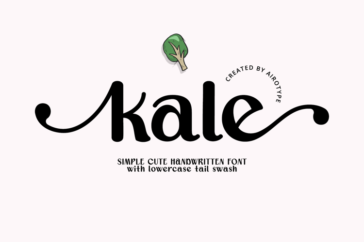 Kale - Sweet Cute Handwritten Font
