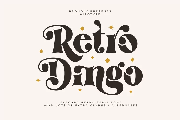 Retro Dingo - Modern Vintage Serif Font
