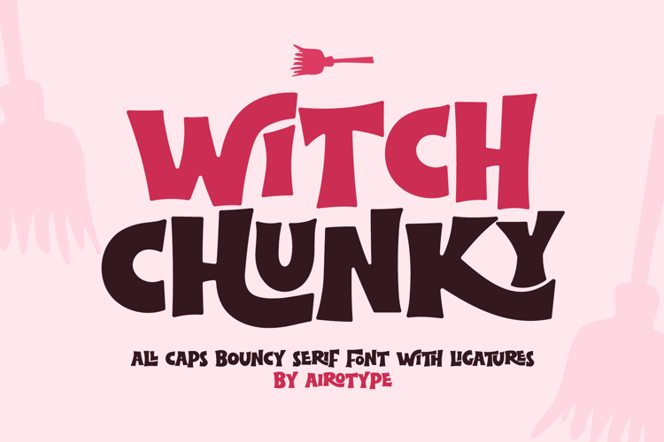 Witch Chunky - All Caps Bouncy Bold Font