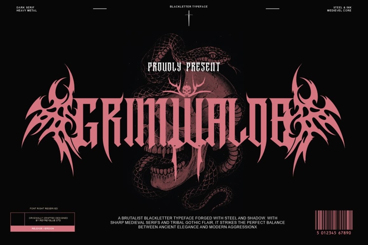 Grimvalde - Blackletter Typeface