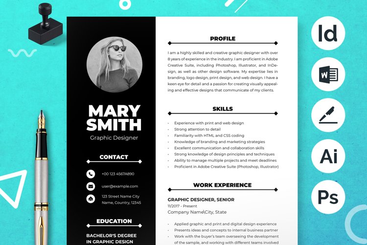 Professional Resume Template Image 24