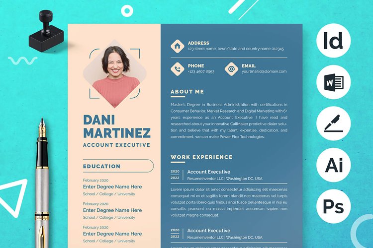 Word Resume Template Image 4