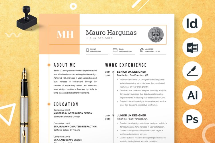 Word Resume Template Image 10