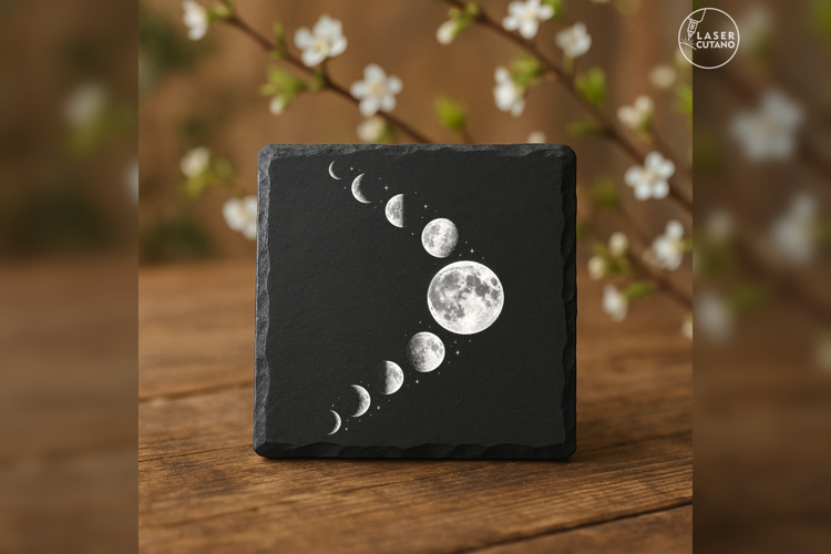The Lunar Procession Occult Laser Engraving PNG