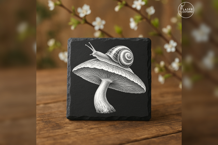The Silver Passenger Woodland Laser Engraving PNG