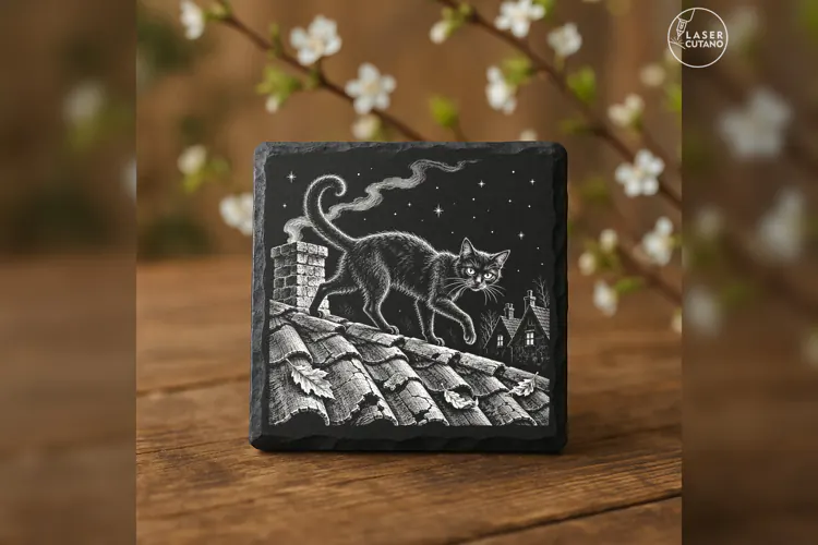 The Chimney Prowler Vintage Halloween Laser Engraving PNG