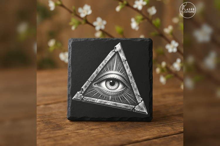 The Vigilant Seal Occult Laser Engraving PNG