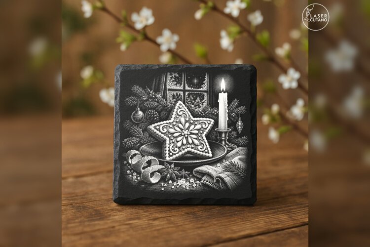The Starlight Biscuit Christmas Engraving PNG example image 1