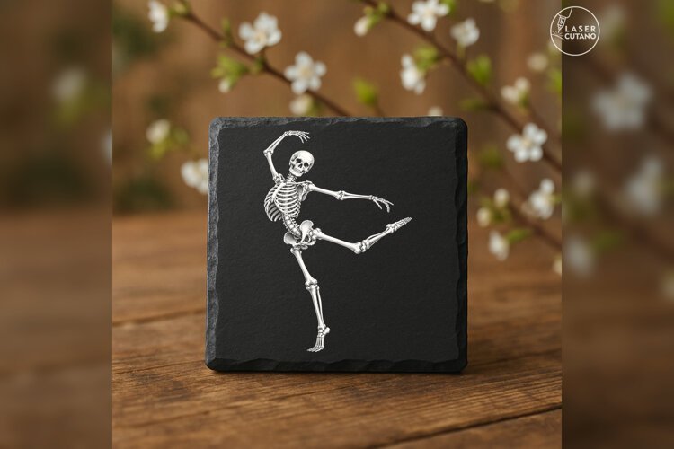 The Bone Waltz Anatomy Laser Engraving PNG example image 1