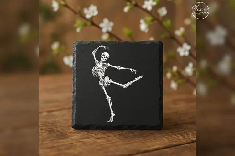 The Bone Waltz Anatomy Laser Engraving PNG