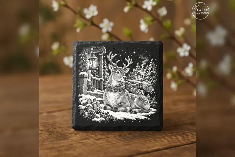 Hearthscarf Visitor Reindeer Forest Christmas Laser PNG