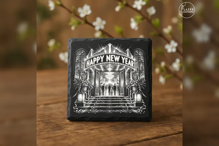 The New Year Marquee New Year Celebration Laser Engraving PN