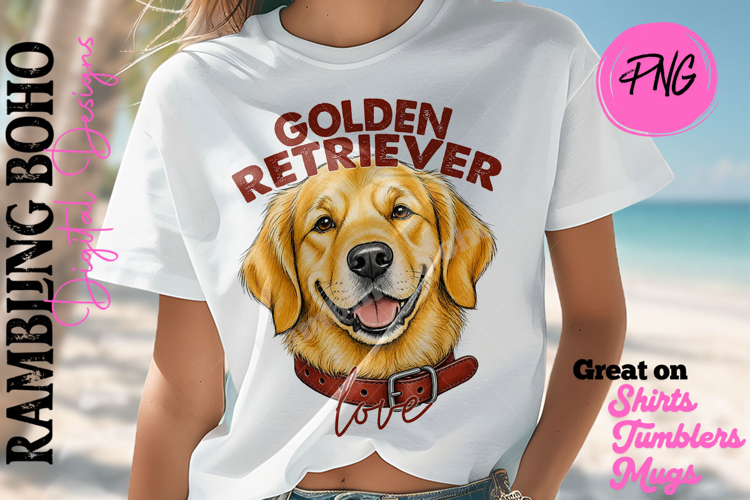 Golden Retriever Sketch Love Puppy Dog