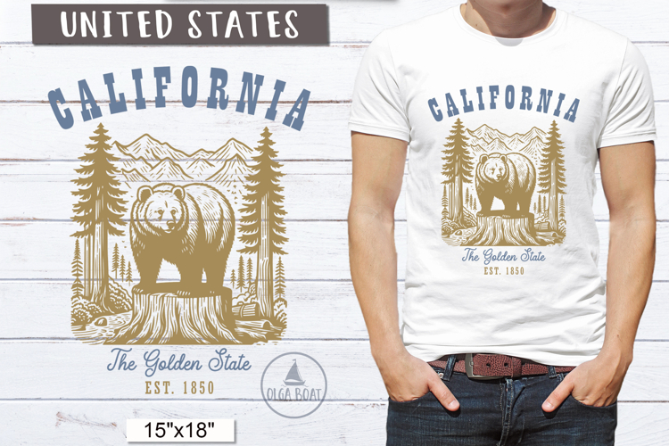 California T Shirt Designs Image 20