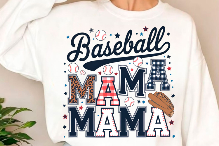 Baseball Mama Heart Png T Shirt
