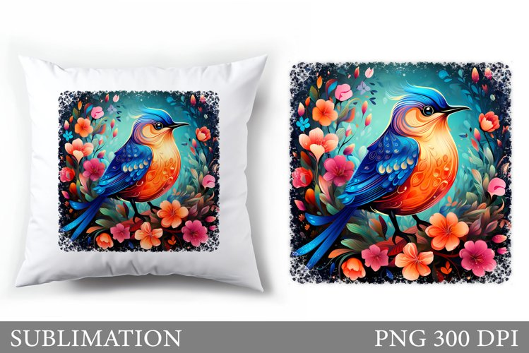 Bird Sublimation. Bird Pillow Sublimation