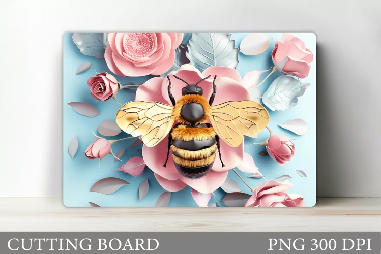 Bee Cutting Board Design. Bee Kitchen Cutting Board