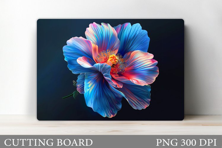 Flowers Cutting Board. Kitchen Cutting Board Sublimation example image 1