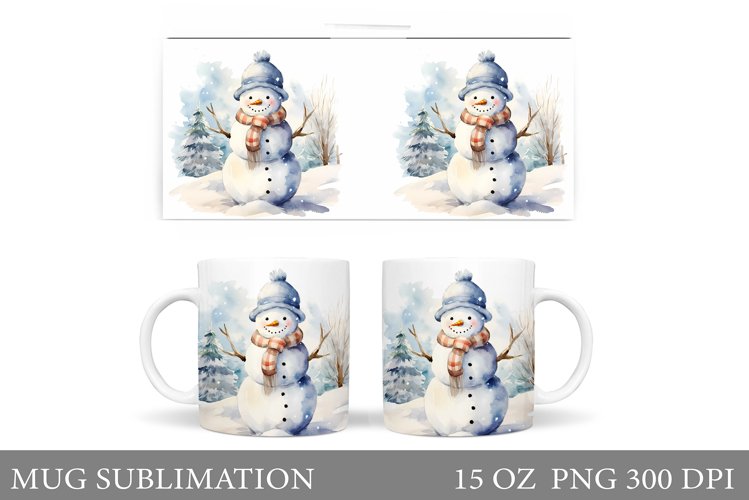 Cute Snowman Clipart Image 7