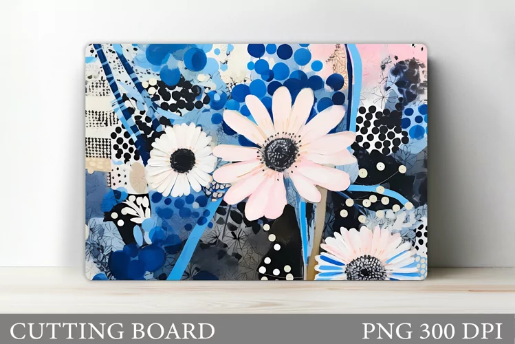 Flowers Cutting Board. Floral Cutting Board Design