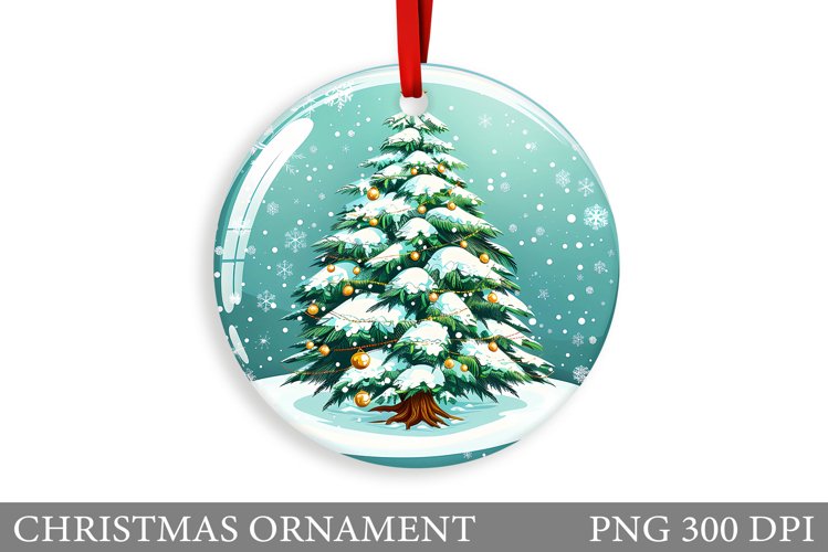 Christmas Tree Christmas Ornament. Christmas Sublimation