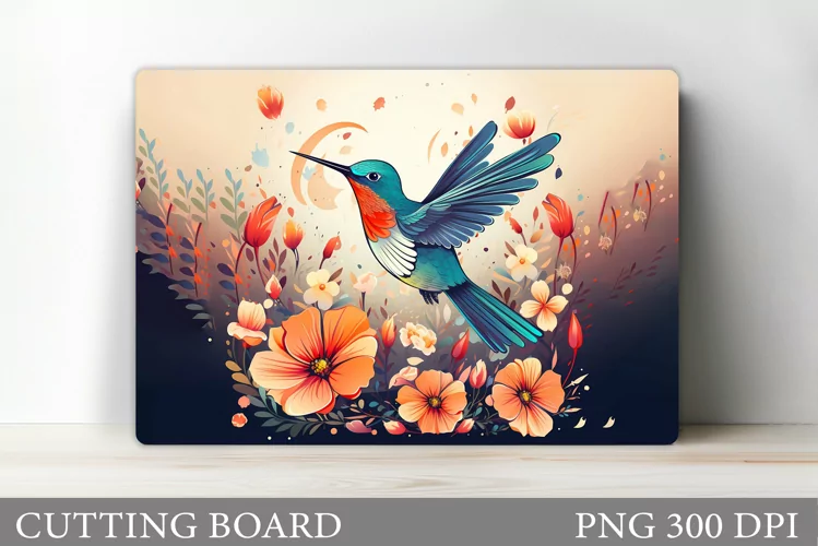 Hummingbird Cutting Board. Hummingbird Kitchen Cutting Board